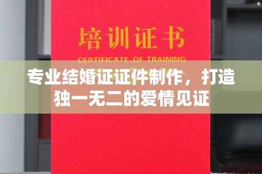 太子河专业结婚证证件制作，打造独一无二的爱情见证