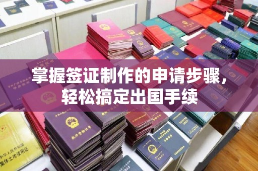 太子河掌握签证制作的申请步骤，轻松搞定出国手续