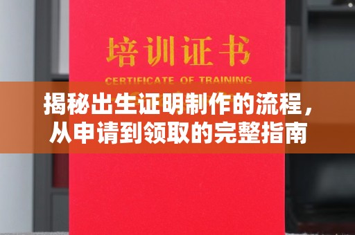 太子河揭秘出生证明制作的流程，从申请到领取的完整指南